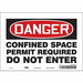 Safety Sign 7 inx10 in Vinyl