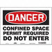 Safety Sign 10 inx14 in Vinyl