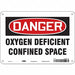 Safety Sign 7 in x 10 in Polyethylene