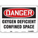 Safety Sign 10 in x 14 in Polyethylene