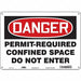 J6941 Safety Sign 10 inx14 in Aluminum