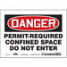 J6941 Safety Sign 5 inx7 in Vinyl