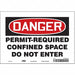 J6941 Safety Sign 7 inx10 in Vinyl