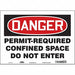J6941 Safety Sign 10 inx14 in Vinyl