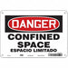 Safety Sign 7 in x 10 in Aluminum