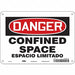 Safety Sign 7 inx10 in Polyethylene