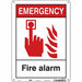 Safety Sign 14 in x 10 in Aluminum