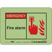 Safety Sign 5 in x 7 in Polyethylene