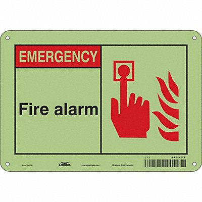 Safety Sign 7 in x 10 in Polyethylene