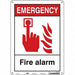 Safety Sign 14 in x 10 in Polyethylene
