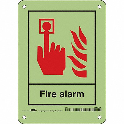 Safety Sign 7 in x 5 in Polyethylene