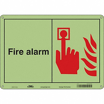 Safety Sign 10 in x 14 in Polyethylene