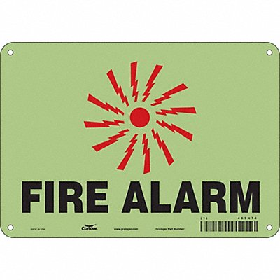 Safety Sign 7 in x 10 in Polyethylene