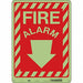 Safety Sign 14 in x 10 in Glow Vinyl