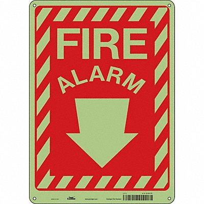 Safety Sign 14 in x 10 in Polyethylene