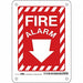 Safety Sign 7 in x 5 in Polyethylene