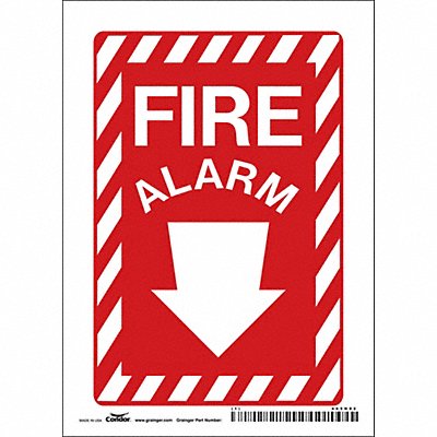Safety Sign 7 in x 5 in Vinyl