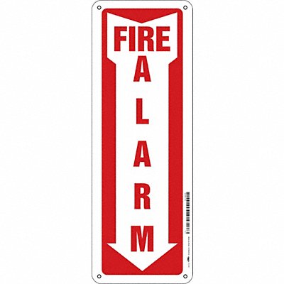 Safety Sign 14 in x 5 in Aluminum