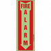 Safety Sign 14 in x 5 in Glow Vinyl