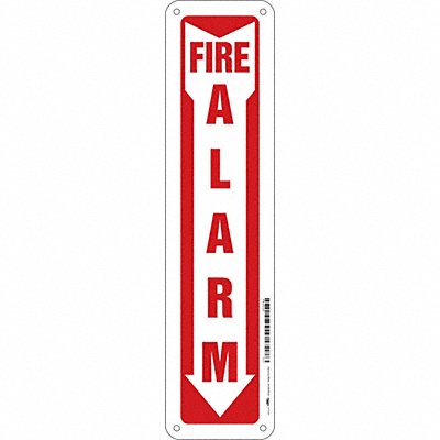 Safety Sign 14 x 3 1/2 in Polyethylene
