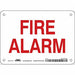 Safety Sign 5 in x 7 in Aluminum