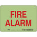 Safety Sign 5 in x 7 in Polyethylene