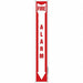 Safety Sign 24 in x 4 in Polyethylene