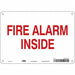 Safety Sign 7 in x 10 in Aluminum