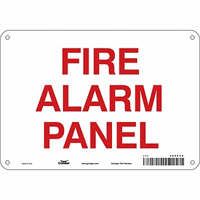 Safety Sign 7 in x 10 in Polyethylene