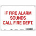 Safety Sign 7 in x 10 in Aluminum