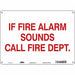 Safety Sign 10 in x 14 in Aluminum