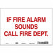 Safety Sign 7 in x 10 in Vinyl
