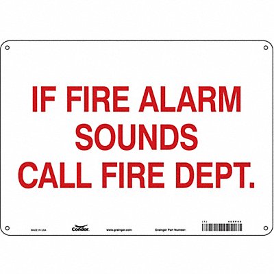 Safety Sign 10 in x 14 in Vinyl
