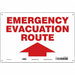 Safety Sign 24 in x 36 in Polyethylene