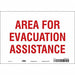 Safety Sign 7 in x 10 in Vinyl