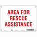 Safety Sign 7 in x 10 in Polyethylene