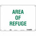 Safety Sign 10 in x 14 in Aluminum