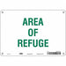 Safety Sign 7 in x 10 in Polyethylene