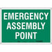 Safety Sign 14 in x 20 in Aluminum