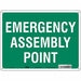 Safety Sign 18 in x 24 in Aluminum