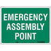Safety Sign 18 in x 24 in Polyethylene