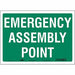 Safety Sign 10 in x 14 in Vinyl