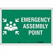 Safety Sign 14 in x 20 in Polyethylene