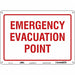 Safety Sign 10 in x 14 in Aluminum