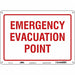 Safety Sign 10 in x 14 in Polyethylene