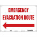 J9664 Safety Sign 10 in x 14 in Aluminum