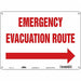J9665 Safety Sign 10 in x 14 in Aluminum