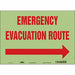 J9665 Safety Sign 10 in x 14 in Glow Vinyl