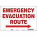 J9665 Safety Sign 24 in x 36 in Polyethylene