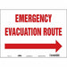 J9665 Safety Sign 10 in x 14 in Vinyl